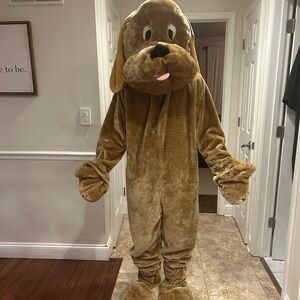 Brown dog costume/mascot